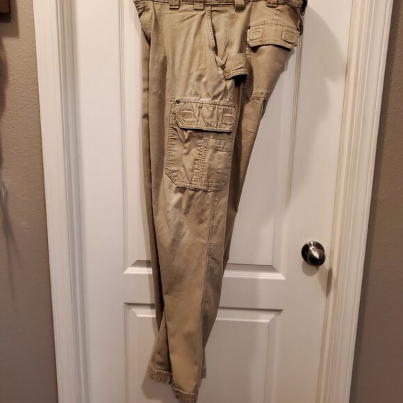 DuluthFlex Fire Hose Canvas Cargo Pants - Rugged Workwear Khaki - Picture 5 of 9